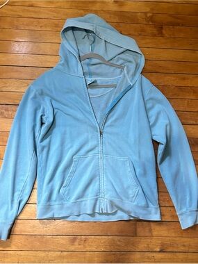 Ocean Drive Light Blue Kids Zip Hoodie Jacket
